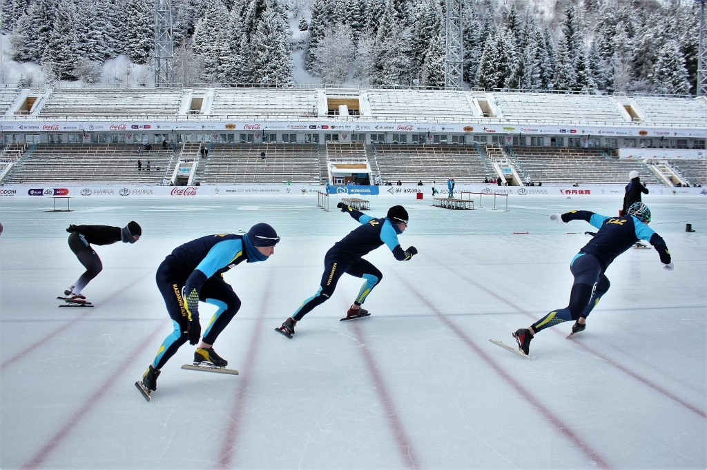Speed skating action continued today as South Korea won the men's and women's team pursuit events ©Almaty 2017