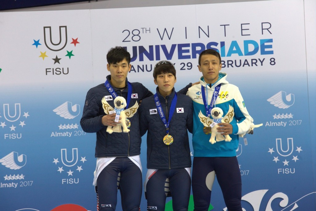 South Korea dominated the opening day of short track speed skating action by winning both the men's and women's 1,500 metres titles ©Almaty 2017