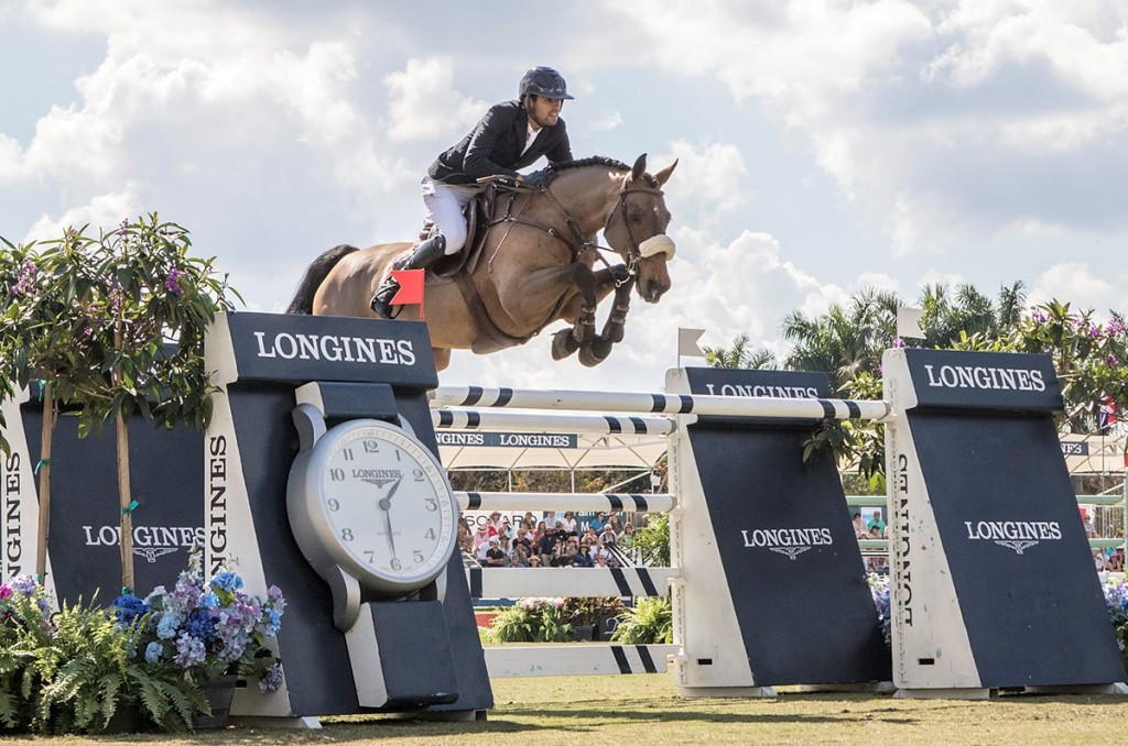 Nayel Nassar claimed a World Cup Jumping win on board Lordan ©FEI 