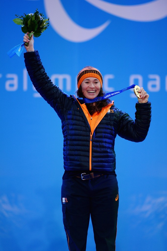 Bibian Mentel-Spee won Paralympic gold at Sochi 2014 ©Getty Images