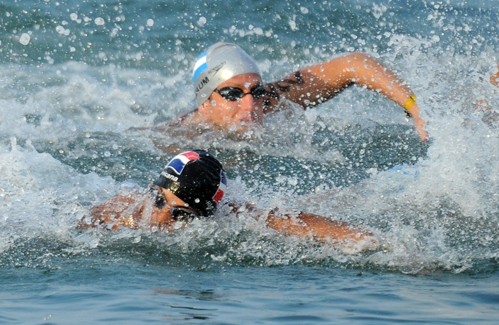 Home victory for Blaum at FINA Open Water Grand Prix