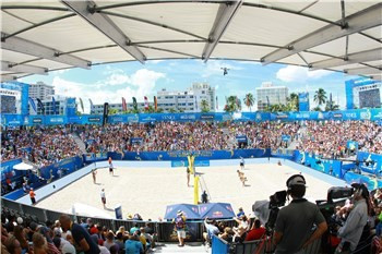 Fort Lauderdale also hosted the FIVB World Tour Finals in 2015 ©FIVB
