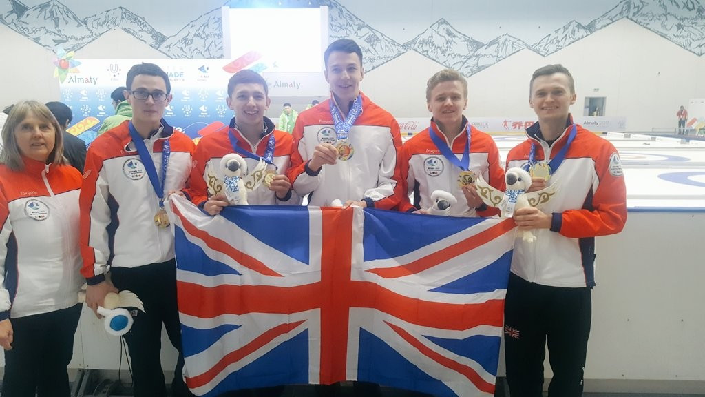 Great Britain complete unbeaten campaign to claim men's curling gold at Almaty 2017