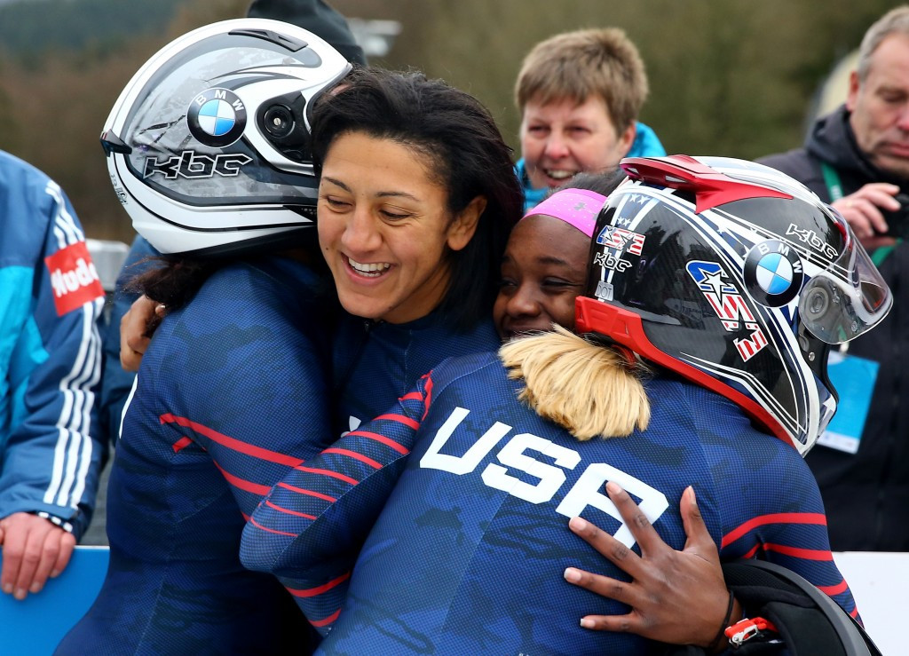 Elana Meyers Taylor is a strong supporter of four-woman bobsleigh  ©Getty Images