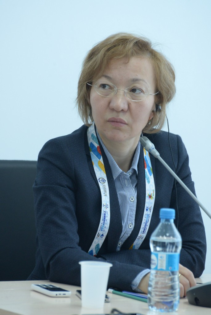 Raushangul Akhanova is the head of the department for medical services and drug testing at the 2017 Winter Universiade ©Almaty 2017