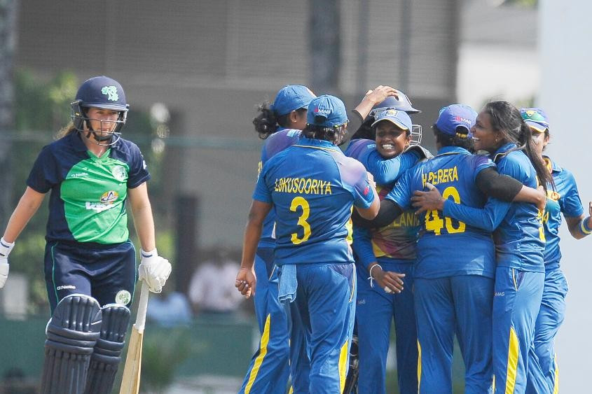 Sri Lanka's women beat Ireland by 146 runs ©ICC