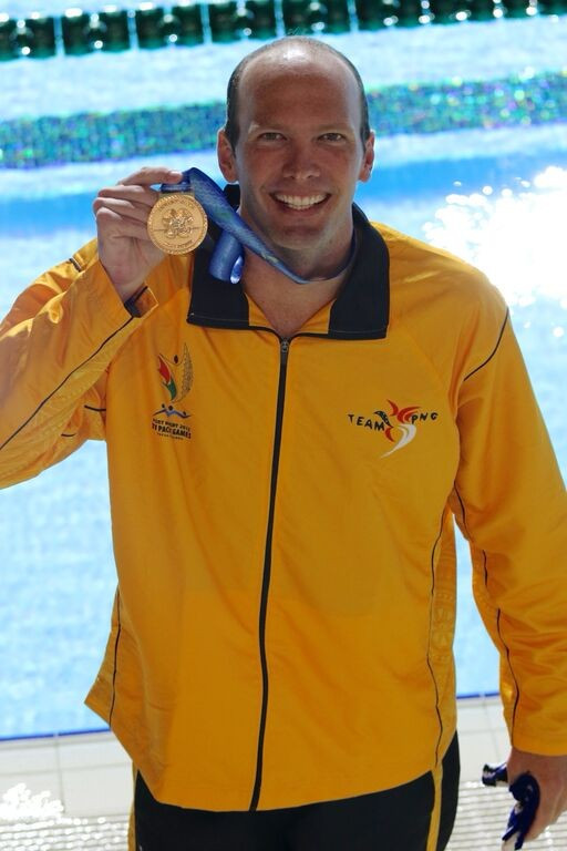 Papua New Guinea's Ryan Pini claimed the men's 100m freestyle gold medal