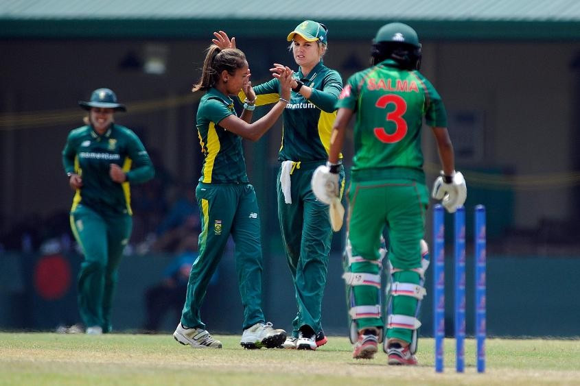 South Africa secured their place in the super six stage of the qualifying event by beating Bangladesh ©ICC