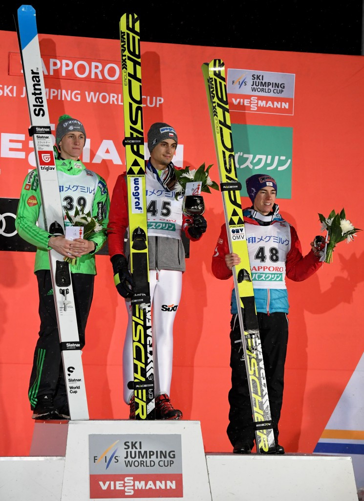 Both Peter Prevc and Maciej Kot topped the podium in Sapporo ©Getty Images