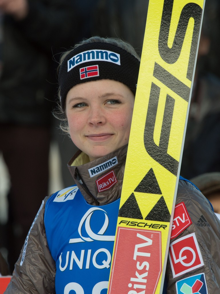 Maren Lundby of Norway won the women's competition in Slovenia ©Getty Images