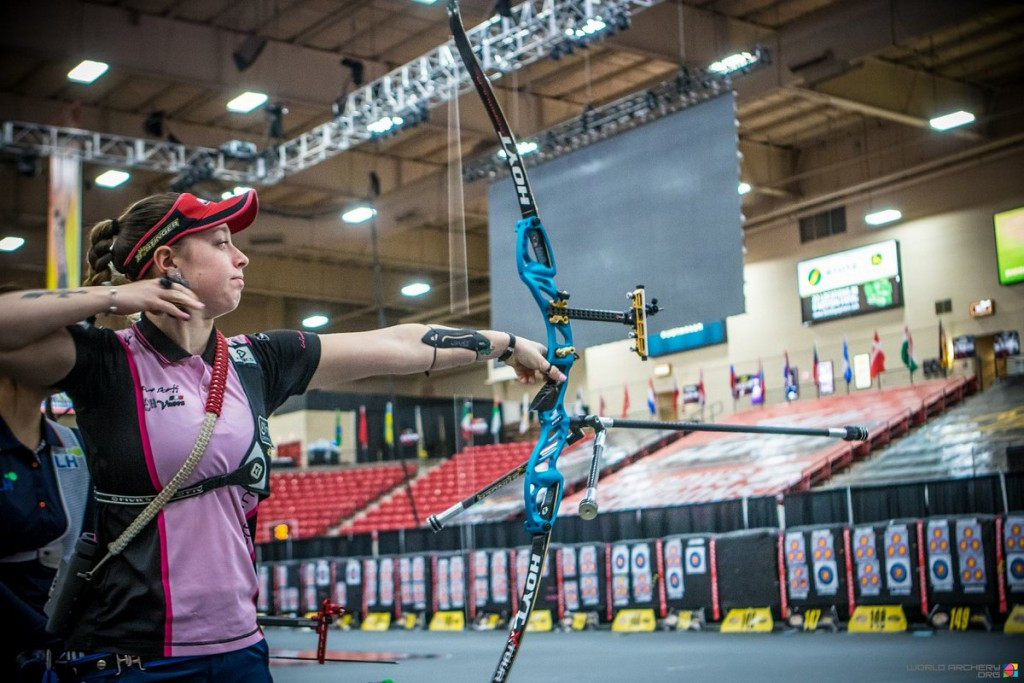 Qualification began in Las Vegas yesterday ©World Archery