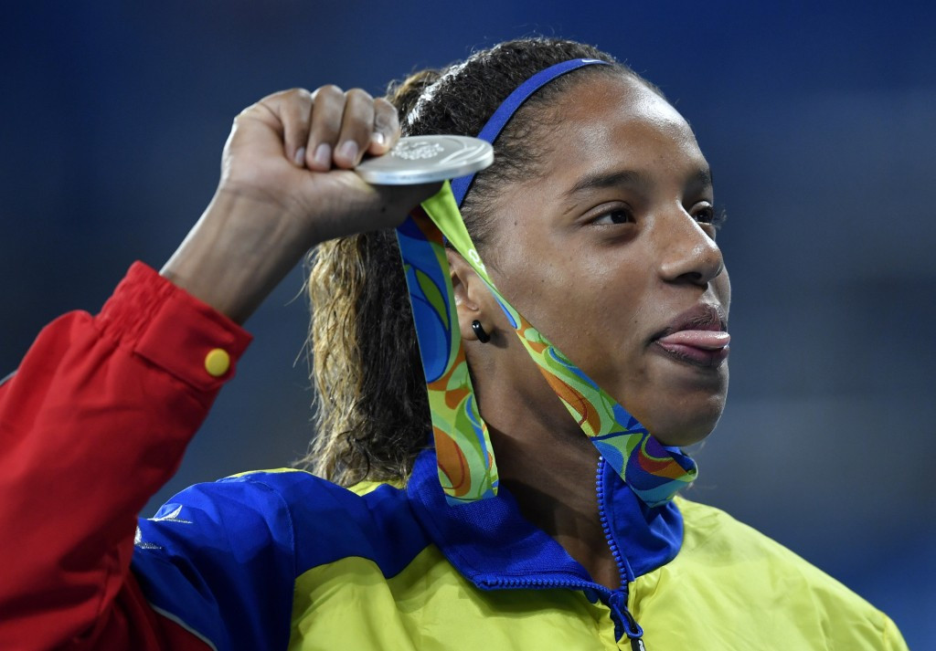 Yulimar Rojas won triple jump silver for Venezuela at Rio 2016 ©Getty Images
