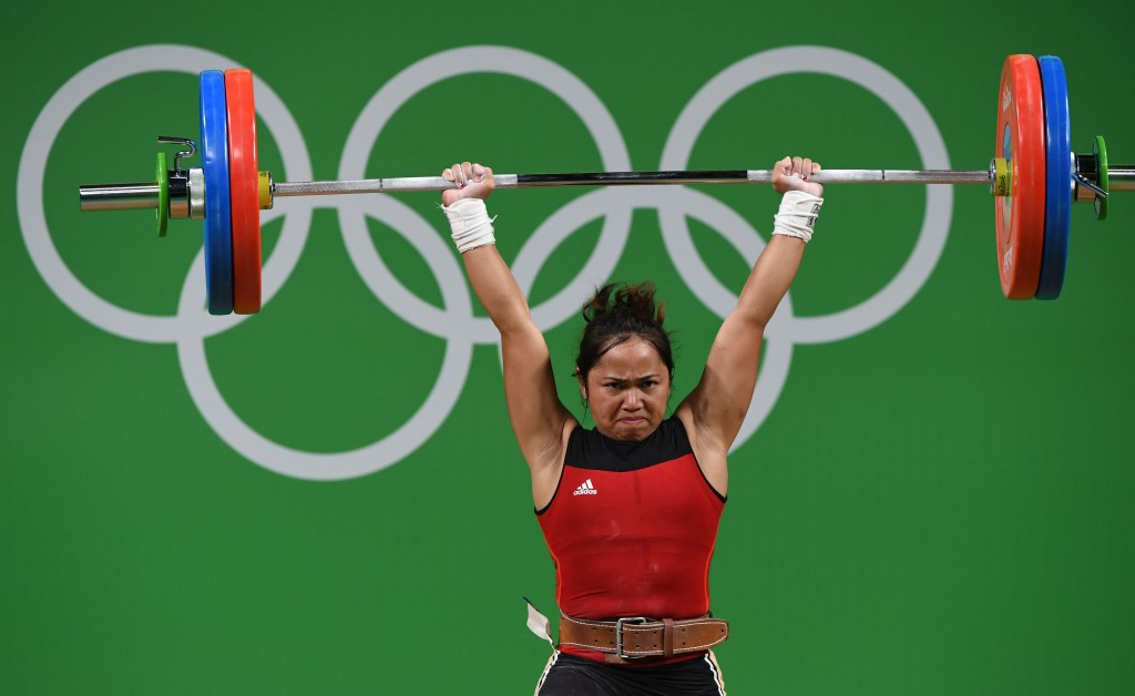 Hidilyn Diaz won The Philippines' first Olympic medal for 20 years at Rio 2016 ©Getty Images