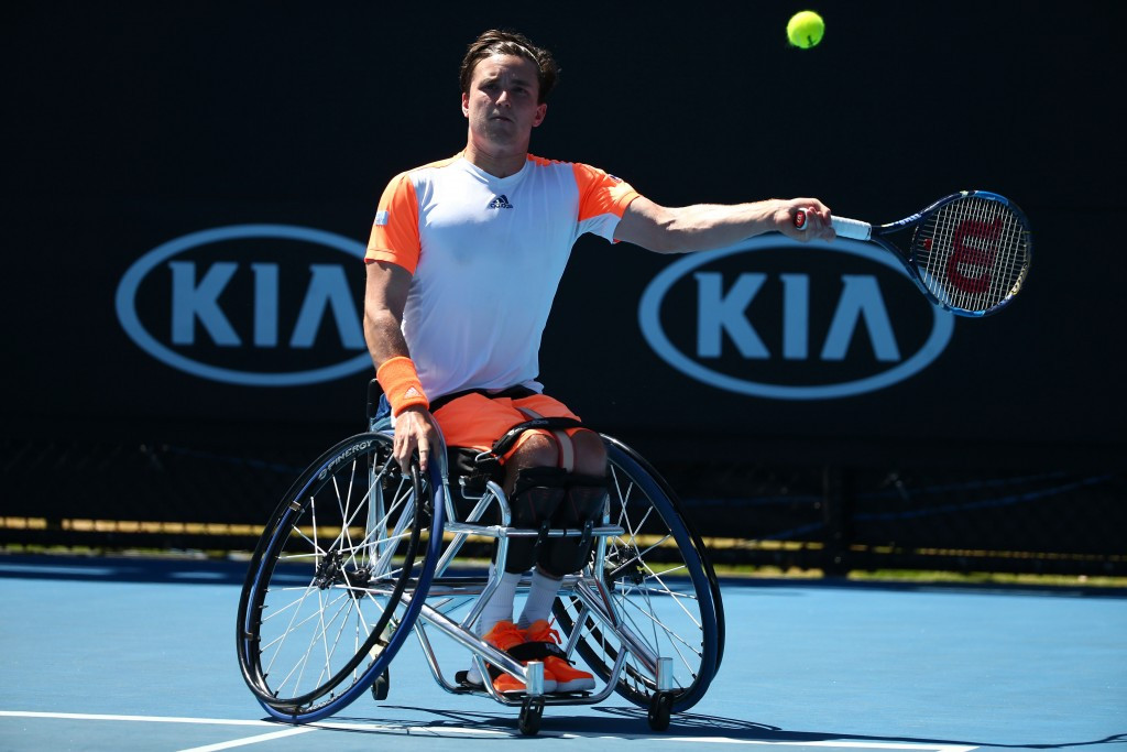 Gordon Reid, pictured competing at the Australian Open, will also participate in Rotterdam ©Getty Images