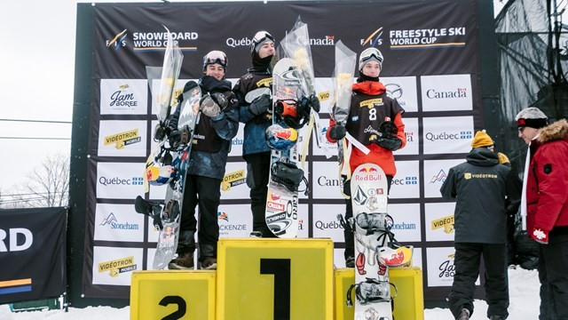Quebec native Toutant claims home FIS Slopestyle World Cup win