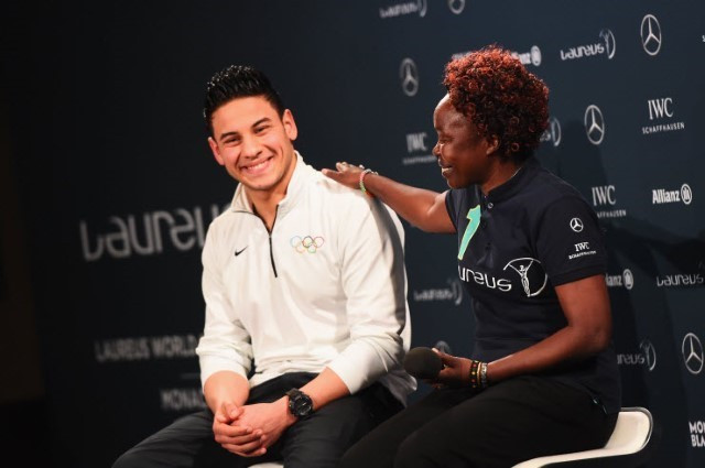 The Refugee Olympic Team have received the Laureus Sport for Good Award ©Laureus World Sports Awards