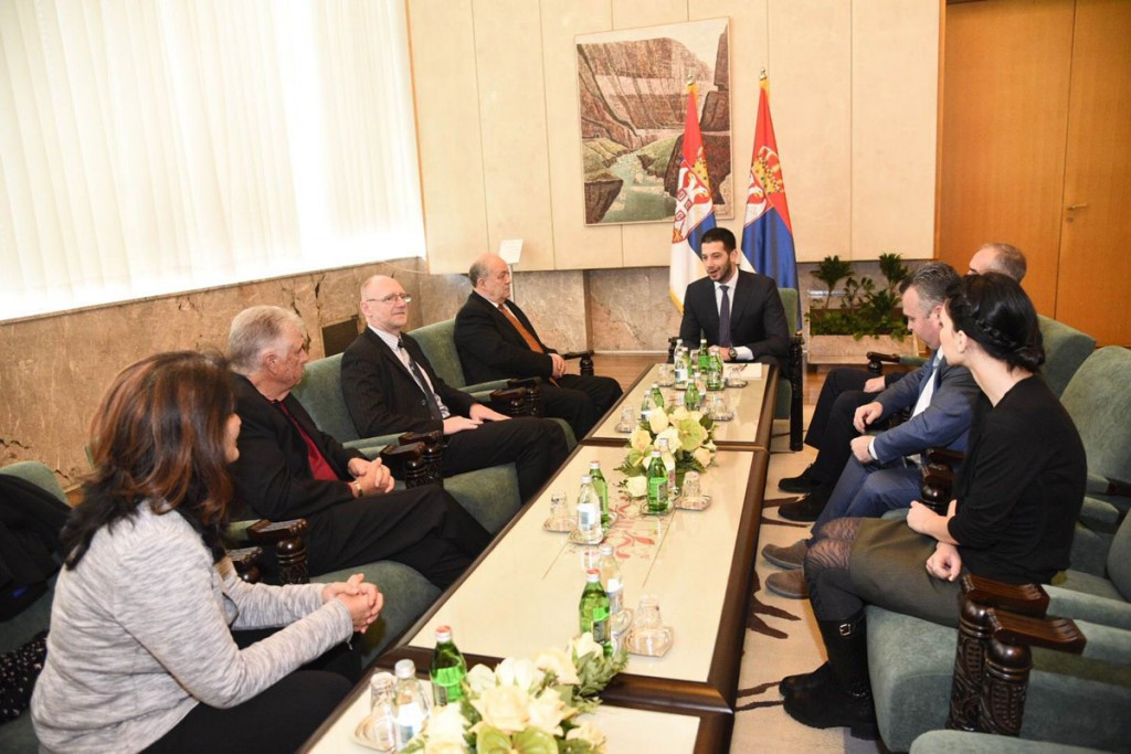 The meeting took place at the Palace of Serbia in Belgrade ©WBSC