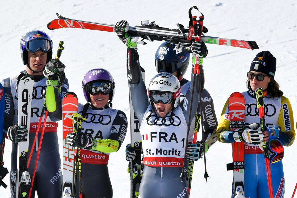 France collect first medal of FIS Alpine World Championships with team gold