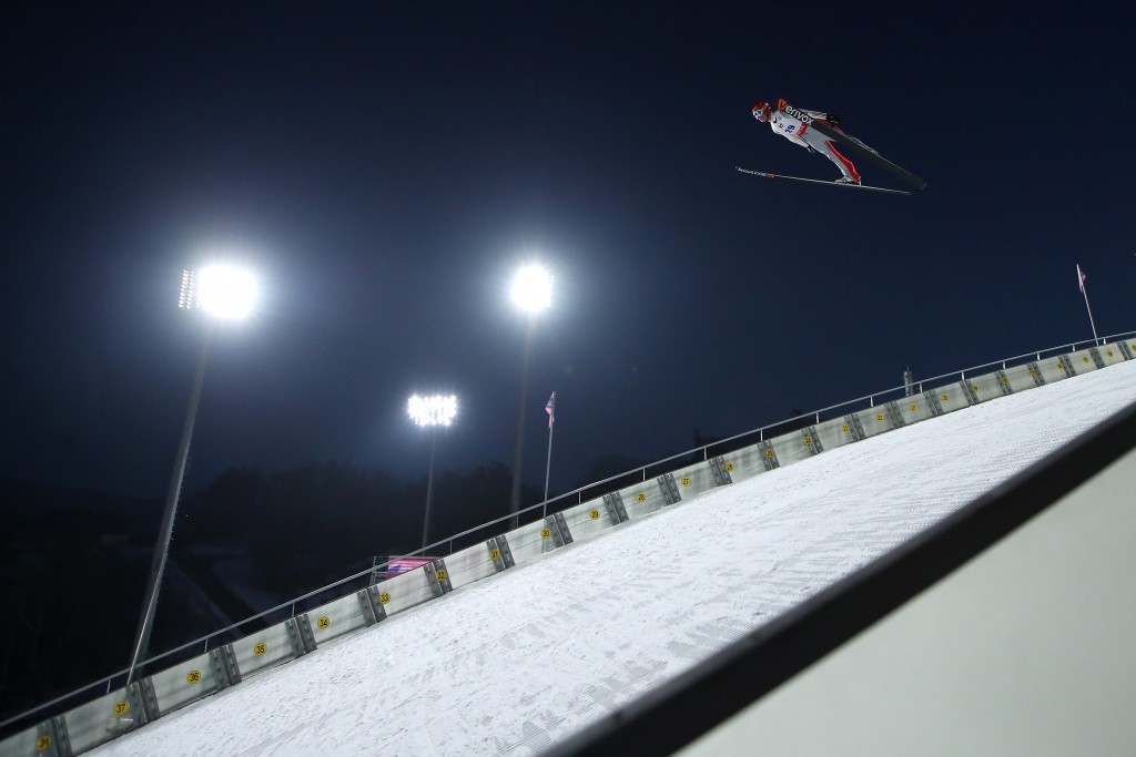 Pyeongchang is hosting a Ski Jumping World Cup for the first time ©Getty Images
