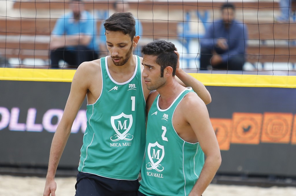 Mojtaba Amiri and Mohammad Sadeghi Malati were the only Iranian winners in today's qualification round at the 2017 FIVB Beach Volleyball World Tour event at Kish Island ©FIVB