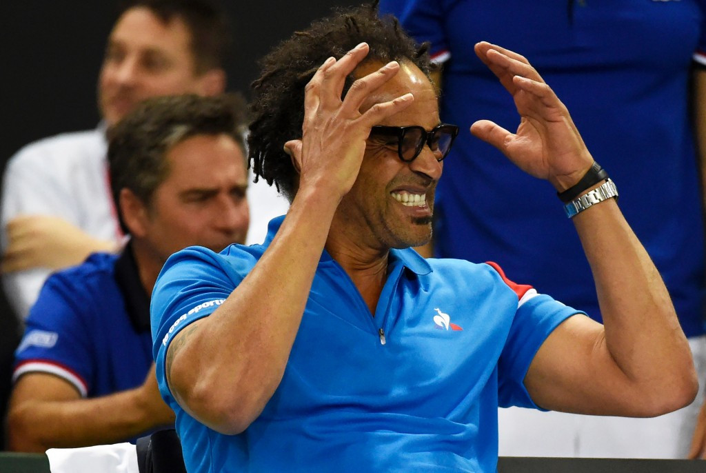 Yannick Noah's French team will face Spain as they attempt to stay in the Fed Cup World Group ©Getty Images