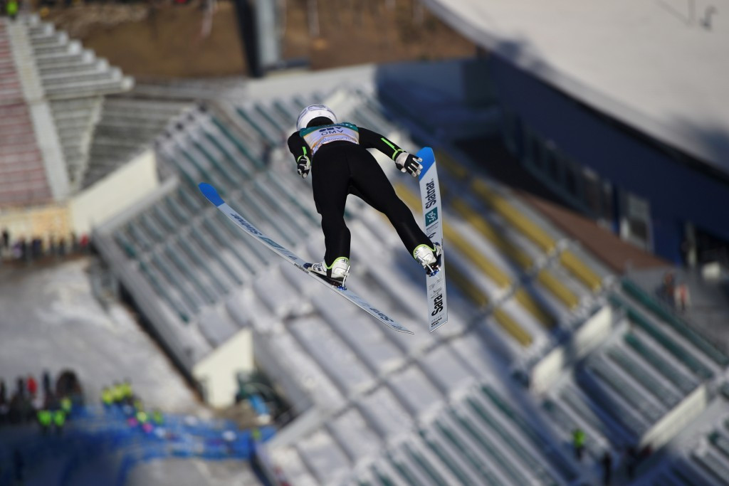 Sara Takanashi achieved a record equalling 53rd Ski Jumping World Cup victory ©Getty Images
