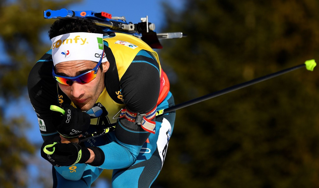 France's Martin Fourcade finished in third place today ©Getty Images
