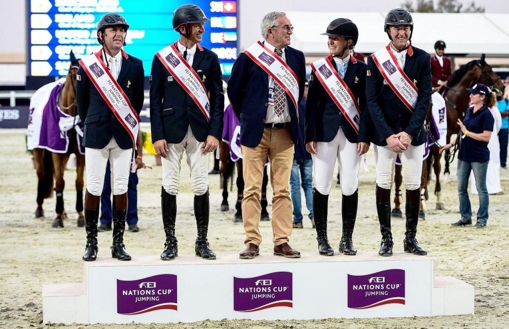 France topped the podium in Al Ain ©FEI
