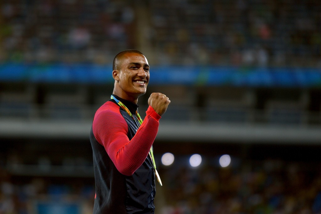 Ashton Eaton defended his decathlon title at the Rio 2016 Olympic Games ©Getty Images