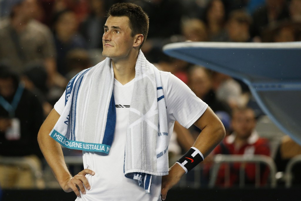 Bernard Tomic has courted controversy, including being accused of not trying hard enough during matches ©Getty Images