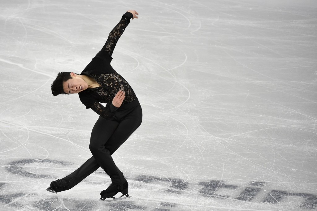 Nathan Chen leads the men's singles at the halfway stage ©Getty Images