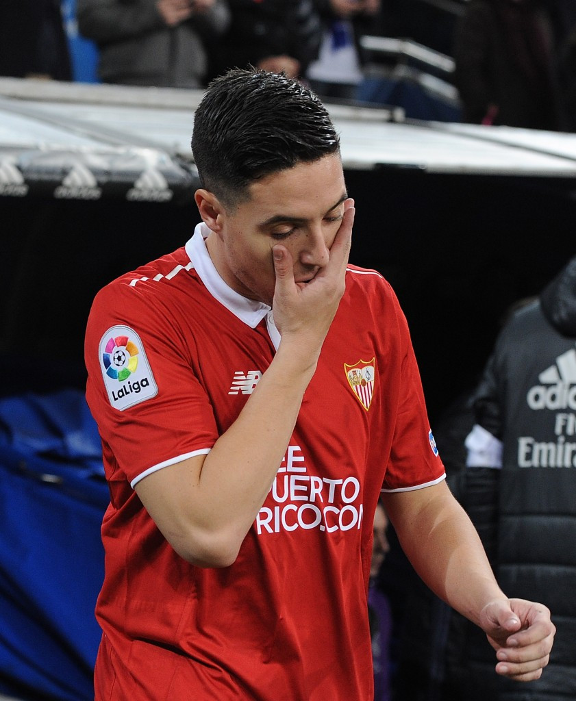 Sevilla midfielder Samir Nasri, on loan from Manchester City, is currently under investigation from the AEPSAD for his use of an IV drip in Los Angeles ©Getty Images