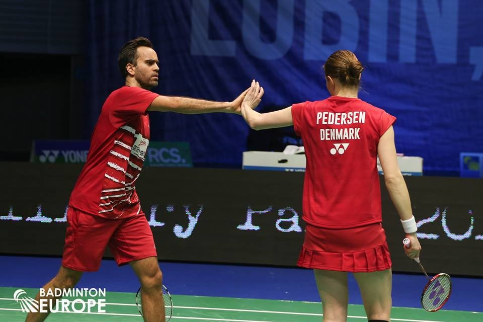 Denmark reach semi-finals of European Mixed Team Badminton Championships