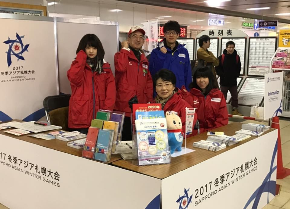 Games workers prepare for the beginning of competition ©Sapporo 2017/Facebook