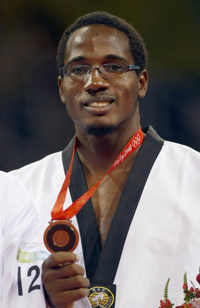 Nigeria's Chika Chukwumerije won over 80kg taekwondo bronze at the Beijing 2008 Olympic Games ©Getty Images