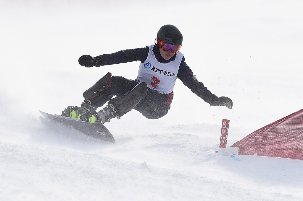Eri Yanetani triumphed in the women's snowboard giant slalom event ©Getty Images
