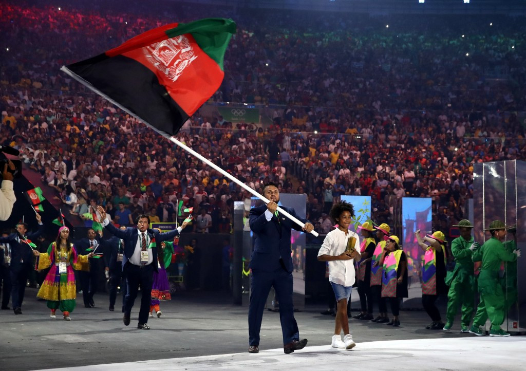 Afghanistan were represented by three athletes at the Rio 2016 Olympic Games ©Getty Images
