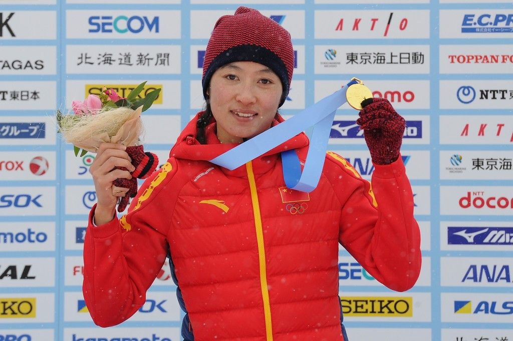 China's Man Dandan was a comfortable winner in the women's cross-country event ©Getty Images