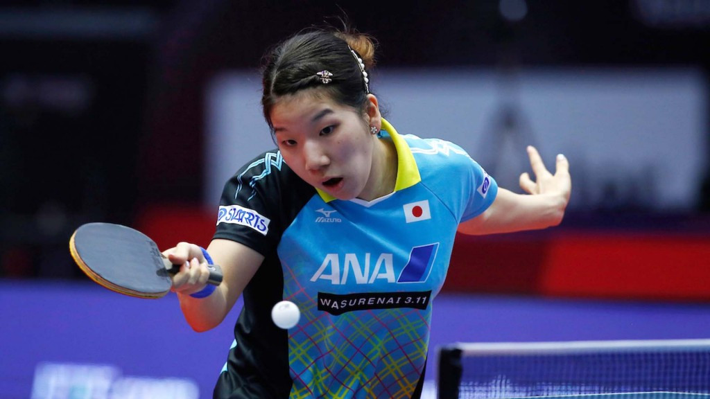 Japan’s Sakura Mori won the women's singles title ©ITTF