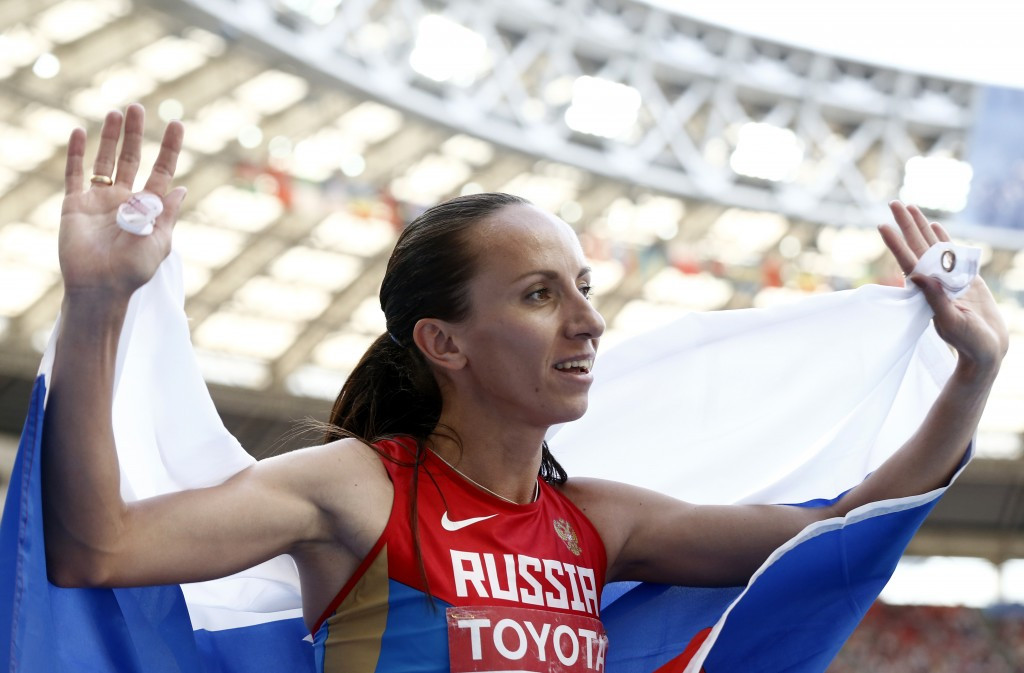 Mariya Savinova faces losing her European Athlete of the Year prize ©Getty Images 