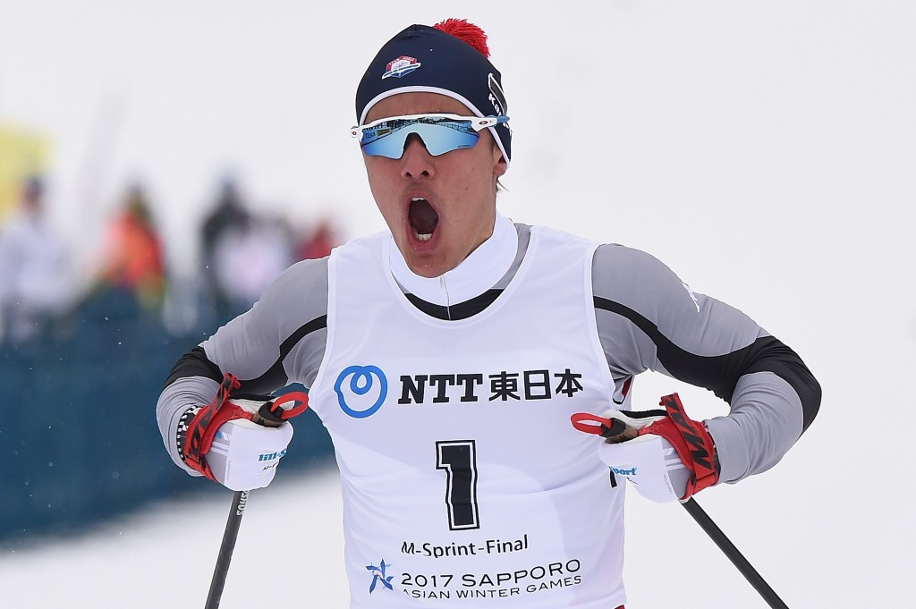 South Korea's Magnus Kim triumphed in the men's cross-country sprint ©Getty Images