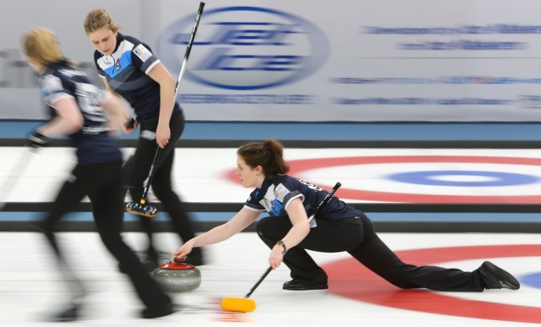Scotland defeated Japan at the  World Junior Curling Championships 9-4 today ©WCF