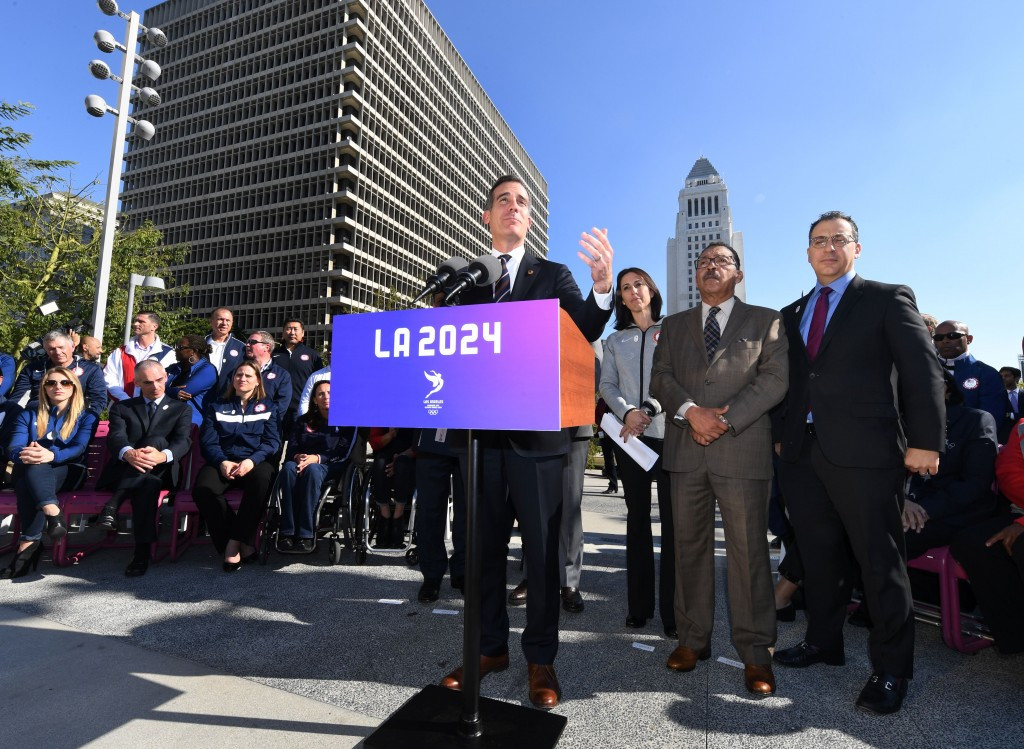 Los Angeles 2024 could - possibly - become Los Angeles 2028 ©Getty Images