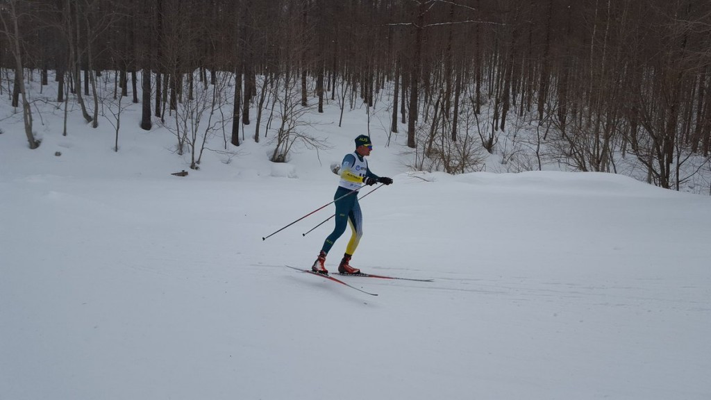 Cross-country skiers compete in tough conditions on the second day of finals ©AOC/Twitter