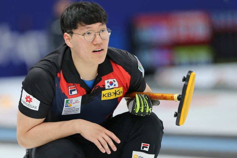 South Korea secured their place in the next round of the men's tournament at the 2017 World Junior Curling Championships ©WCF