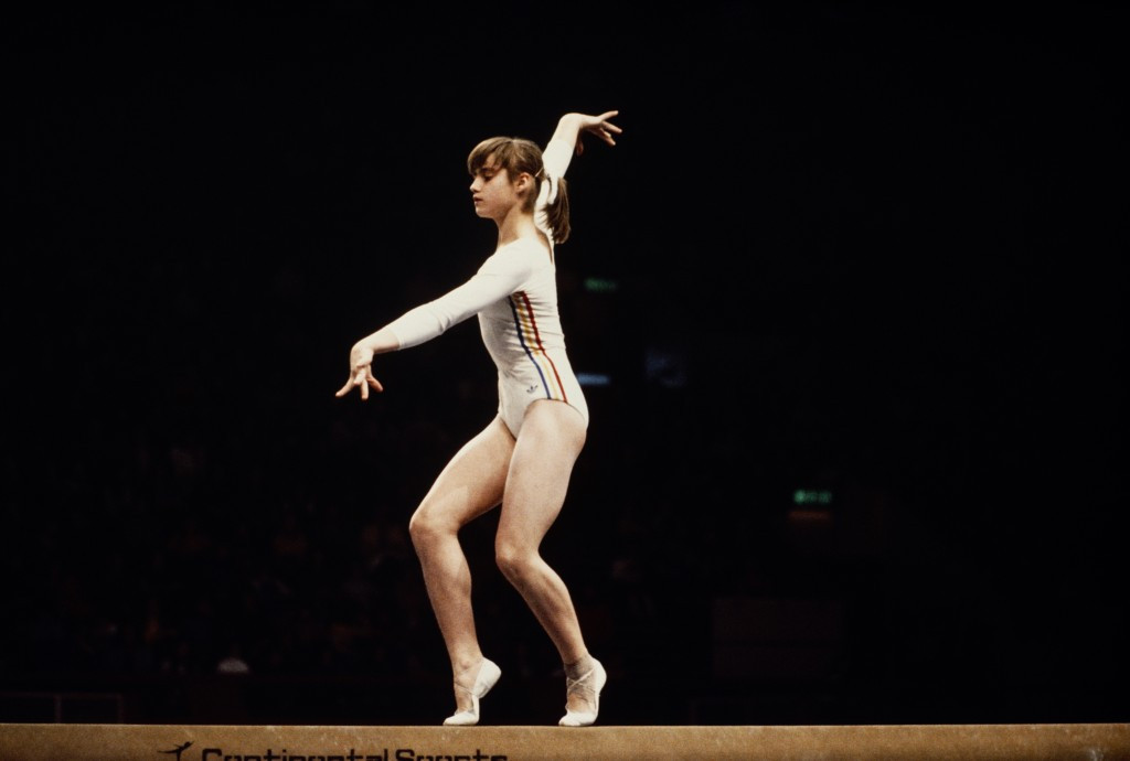 Romania's Nadia Comăneci became the first-ever gymnast to be awarded a perfect 10 score at an Olympic Games in Montreal in 1976 and is widely regarded as the sport's greatest ever competitor ©Getty Images