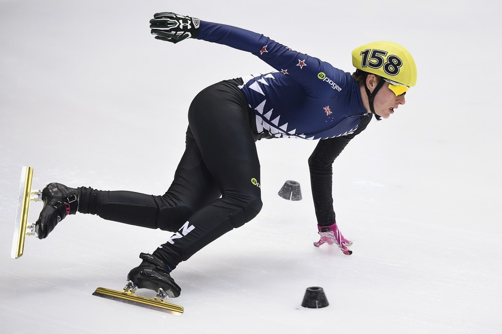 Australian and New Zealand athletes, including short track speed skater Christopher Edward Jarden from the latter, have competed as guests at the Asian Winter Games in Sapporo ©Getty Images