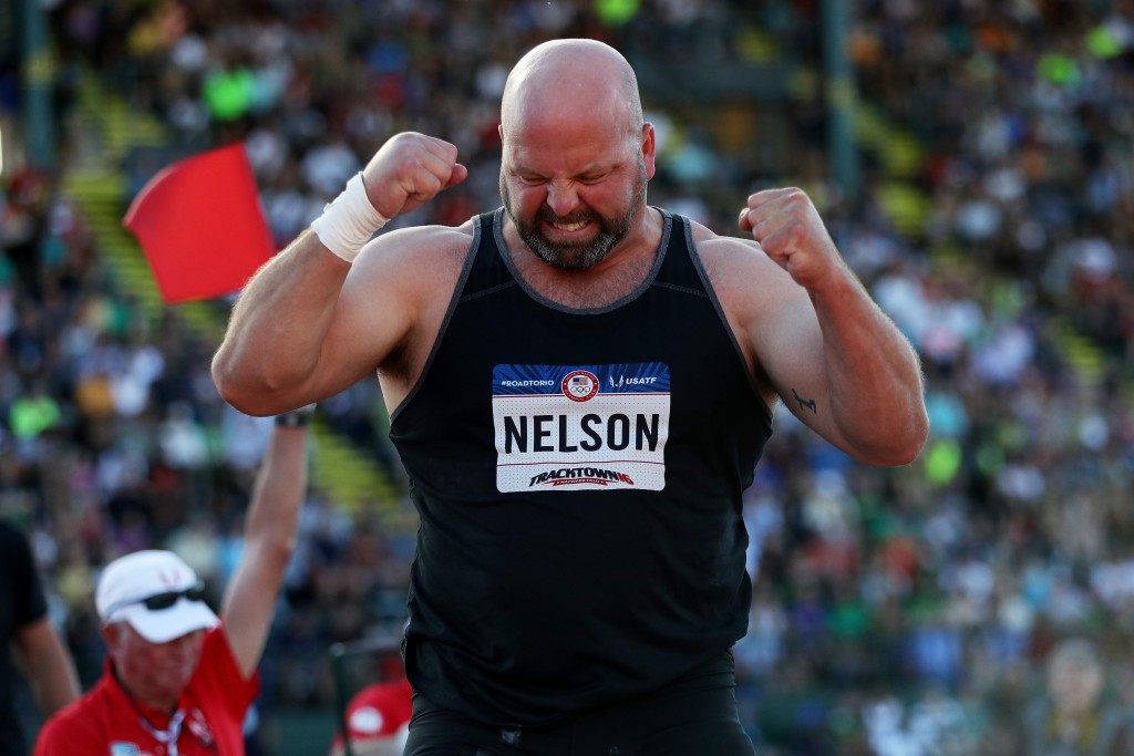 Adam Nelson had to wait nine years to receive the men's shot put gold from the Athens 2004 Olympics after Ukrainian Yuriy Bilonoh tested positive for drugs ©Getty Images