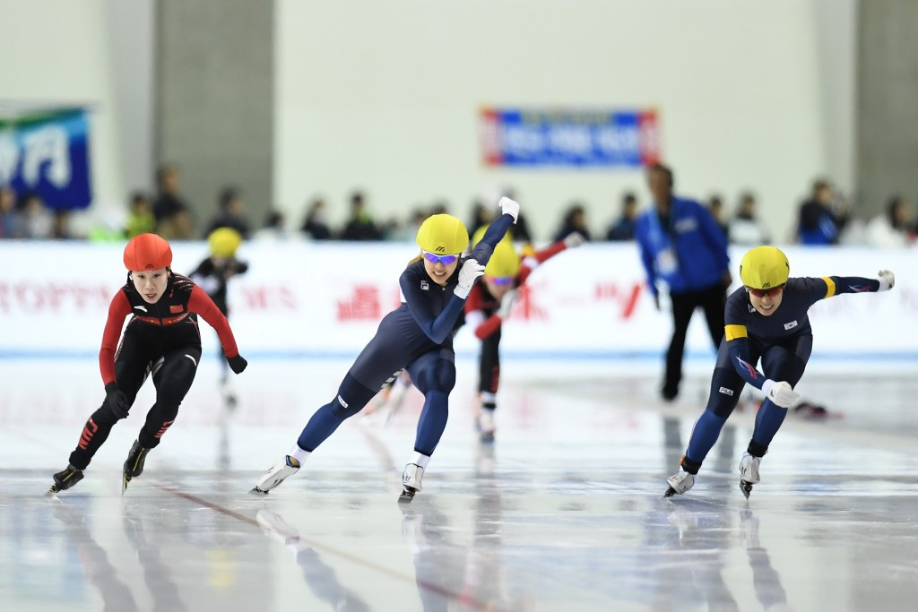 The final day of speed skating action was held ©Getty Images