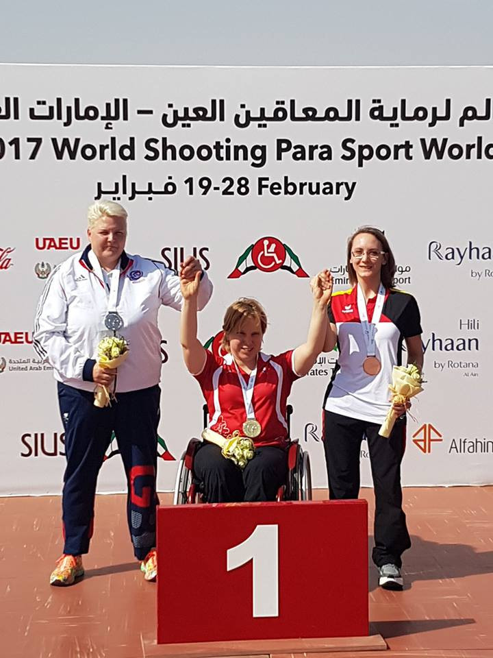 Slovakia's Veronika Vadovicova topped the podium for the second day in a row ©World Shooting Para Sport